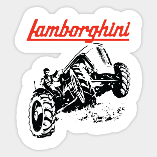 super car shirt Sticker